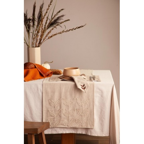 Дорожка на стол desert leaf из коллекции essential, 45х150 см