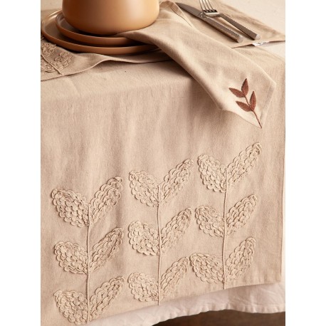 Дорожка на стол desert leaf из коллекции essential, 45х150 см
