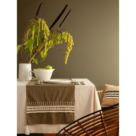 Салфетка под приборы nomad grid из коллекции ethnic, 33х48 см