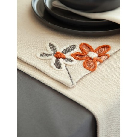 Салфетка под приборы stone flowers из коллекции ethnic, 33х48 см