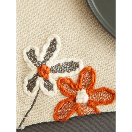 Салфетка под приборы stone flowers из коллекции ethnic, 33х48 см