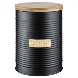 Емкость для хранения кофе otto черная 1,4 л