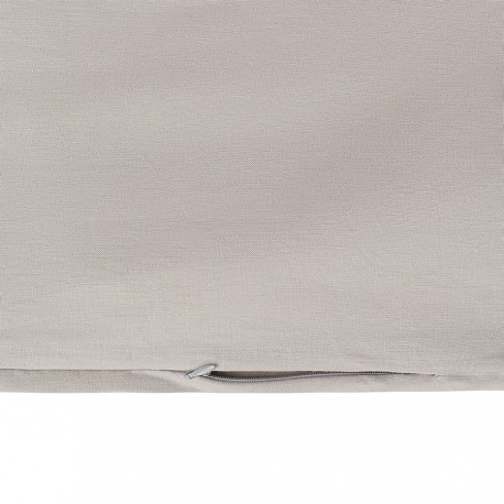 Комплект постельного белья изо льна и хлопка серо-бежевого цвета из коллекции essential, 150х200 см