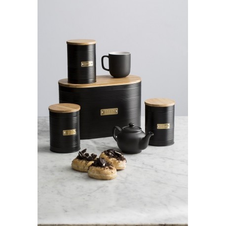 Емкость для хранения чая otto черная 1,4 л