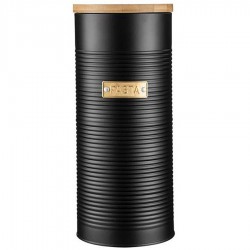 Емкость для хранения пасты otto черная 2 л