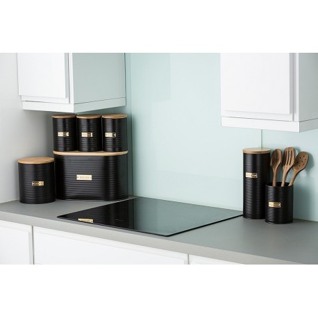 Емкость для хранения пасты otto черная 2 л