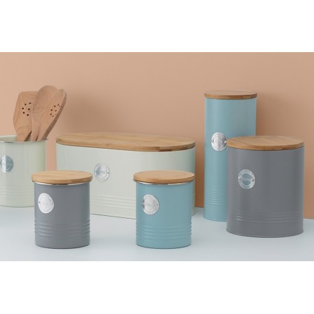 Емкость для хранения чая living серая 1 л