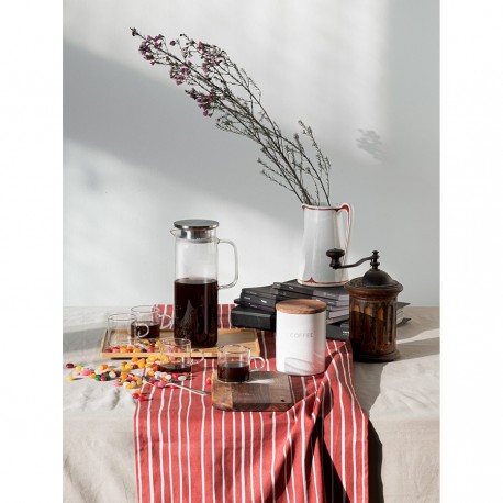 Банка керамическая для хранения кофе, 650 мл, белая