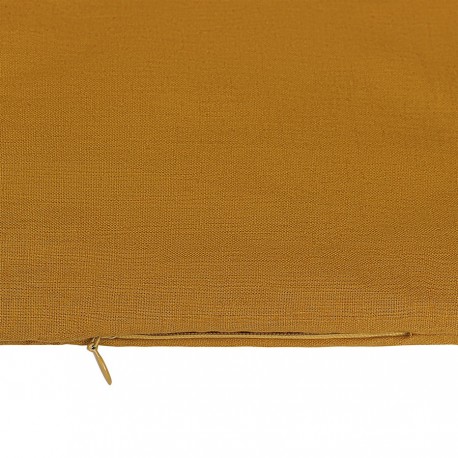 Комплект постельного белья изо льна и хлопка цвета карри из коллекции essential, 150х200 см