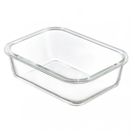 Контейнер для запекания и хранения eco store с крышкой из бамбука, 1050 мл