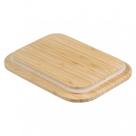 Контейнер для запекания и хранения eco store с крышкой из бамбука, 640 мл