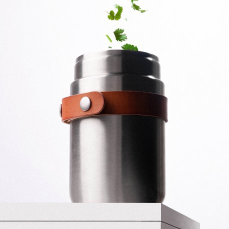 Термос для еды food flask, 400 мл, оранжевый