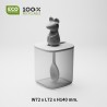 Банка для сыпучих продуктов lucky mouse seasoning с ложкой, 250 мл