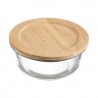 Контейнер для запекания и хранения eco store с крышкой из бамбука, 400 мл