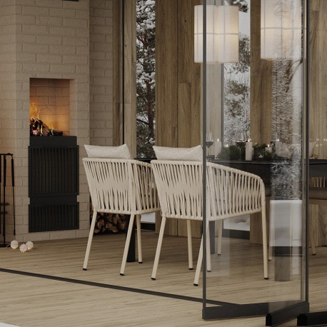 Стул monyx, серо-бежевый