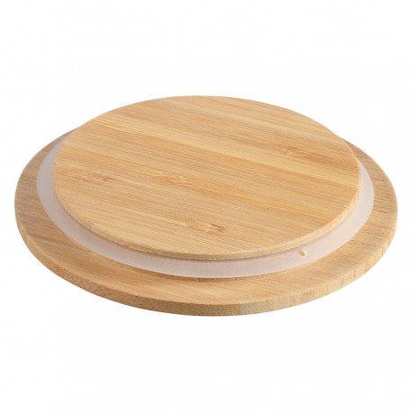 Контейнер для запекания и хранения eco store с крышкой из бамбука, 400 мл