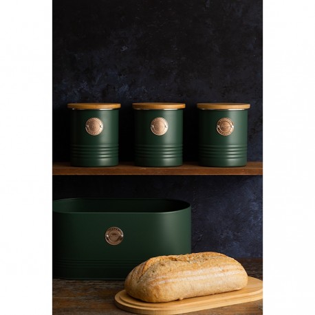 Банка для чая living, 1 л, зеленая