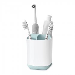 Органайзер для зубных щеток easystore™, 9х9х13 см, бело-голубой