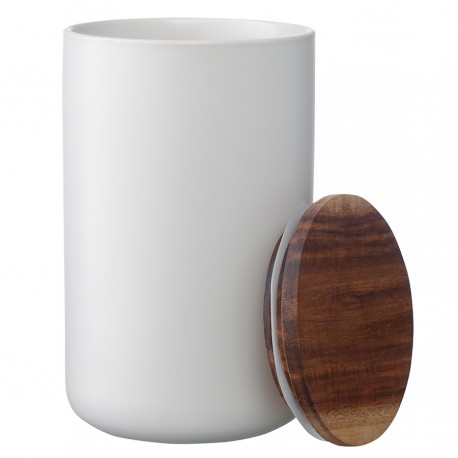 Банка для хранения керамическая, 750 мл, белая