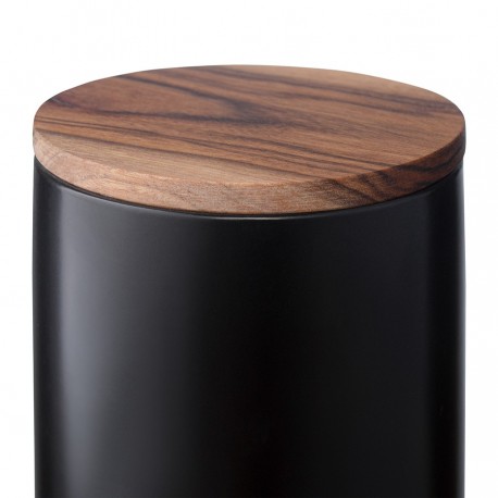 Банка для хранения керамическая, 750 мл, черная