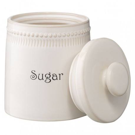 Банка для сахара белого цвета из коллекции kitchen spirit, 820 мл