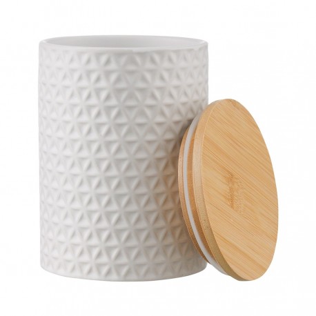 Банка для хранения керамическая farah, 900 мл, белая