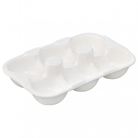 Подставка для яиц simplicity, 18,6х12,4 см, белая