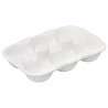 Подставка для яиц simplicity, 18,6х12,4 см, белая