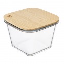 Контейнер для запекания и хранения квадратный eco store с крышкой из бамбука, 1,9 л