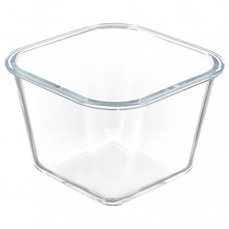 Контейнер для запекания и хранения квадратный eco store с крышкой из бамбука, 1,9 л