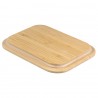 Контейнер для запекания и хранения прямоугольный eco store с крышкой из бамбука, 2,5 л