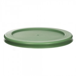 Крышка для стеклянного контейнера круглая, зеленая