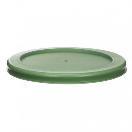 Крышка для стеклянного контейнера круглая, зеленая