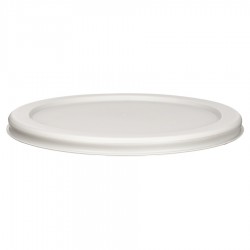 Крышка для стеклянного контейнера круглая, светло-серая