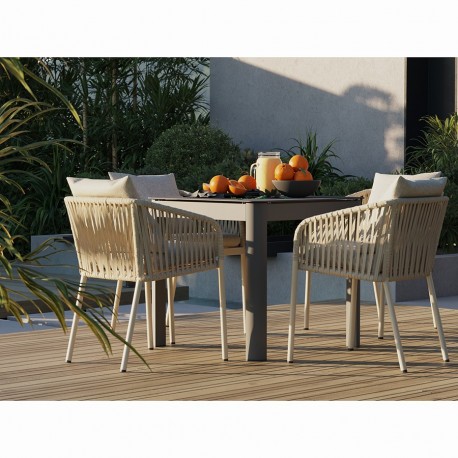 Стул monyx, серо-бежевый