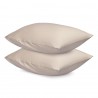 Набор наволочек из премиального сатина бежевого цвета из коллекции essential, 50х70 см