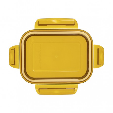 Контейнер для хранения и переноски продуктов 630 мл янтарного цвета