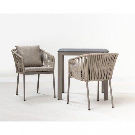 Стул monyx, серо-бежевый