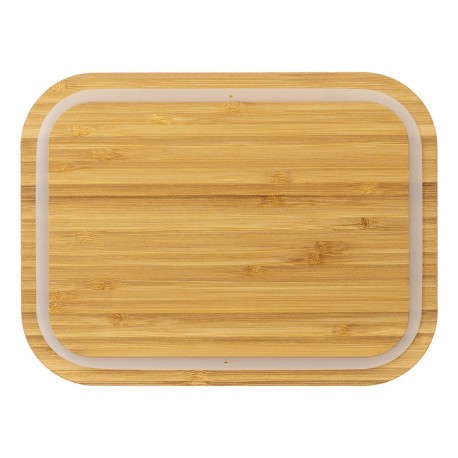 Набор контейнеров для запекания и хранения eco store с крышками из бамбука, 3 шт.