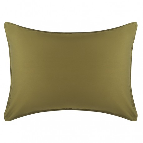 Набор наволочек из премиального сатина оливкового цвета из коллекции essential, 50х70 см
