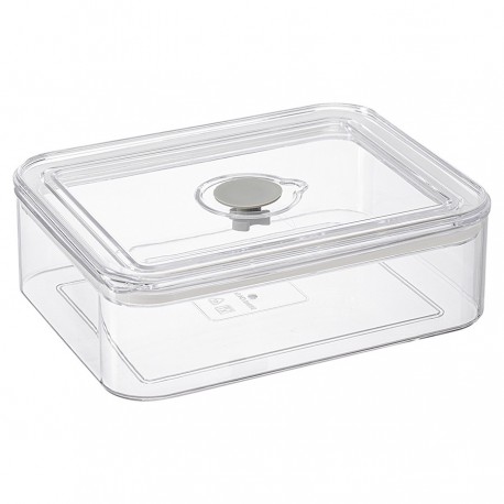 Контейнер для хранения герметичный с крышкой и клапаном keep in, 980 мл
