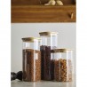 Банка для хранения квадратная glass bamboo, 1,4 л
