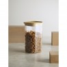 Банка для хранения квадратная glass bamboo, 1,4 л