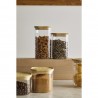 Банка для хранения квадратная glass bamboo, 1,5 л