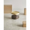 Банка для хранения квадратная glass bamboo, 600 мл