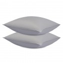 Набор наволочек из премиального сатина серого цвета из коллекции essential, 70х70 см
