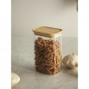 Банка для хранения прямоугольная glass bamboo, 1,3 л
