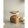 Банка для хранения прямоугольная glass bamboo, 950 мл