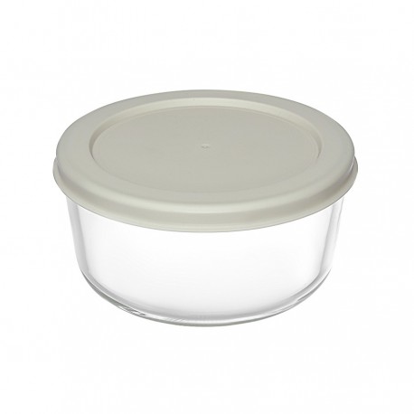 Набор контейнеров для запекания и хранения круглые с крышками, серые, 4 шт.