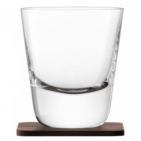 Набор стаканов для виски с деревянными подставками arran whisky, 250 мл, 2 шт